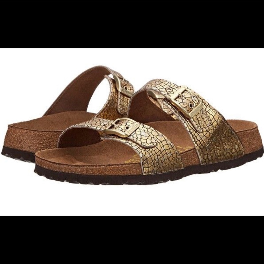 Birkenstock Sydney by Pappillo in Metallic